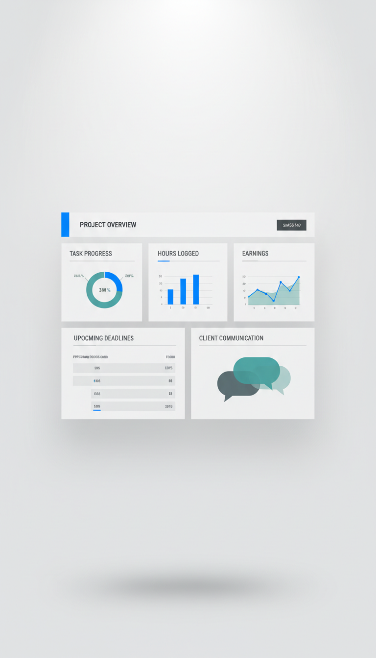 Tableau de bord projet freelance