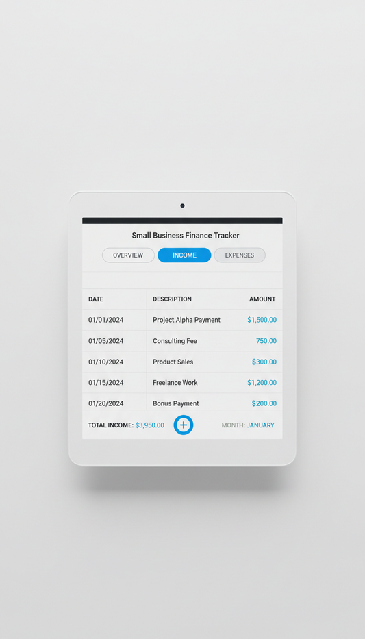Suivi financier PME structuré